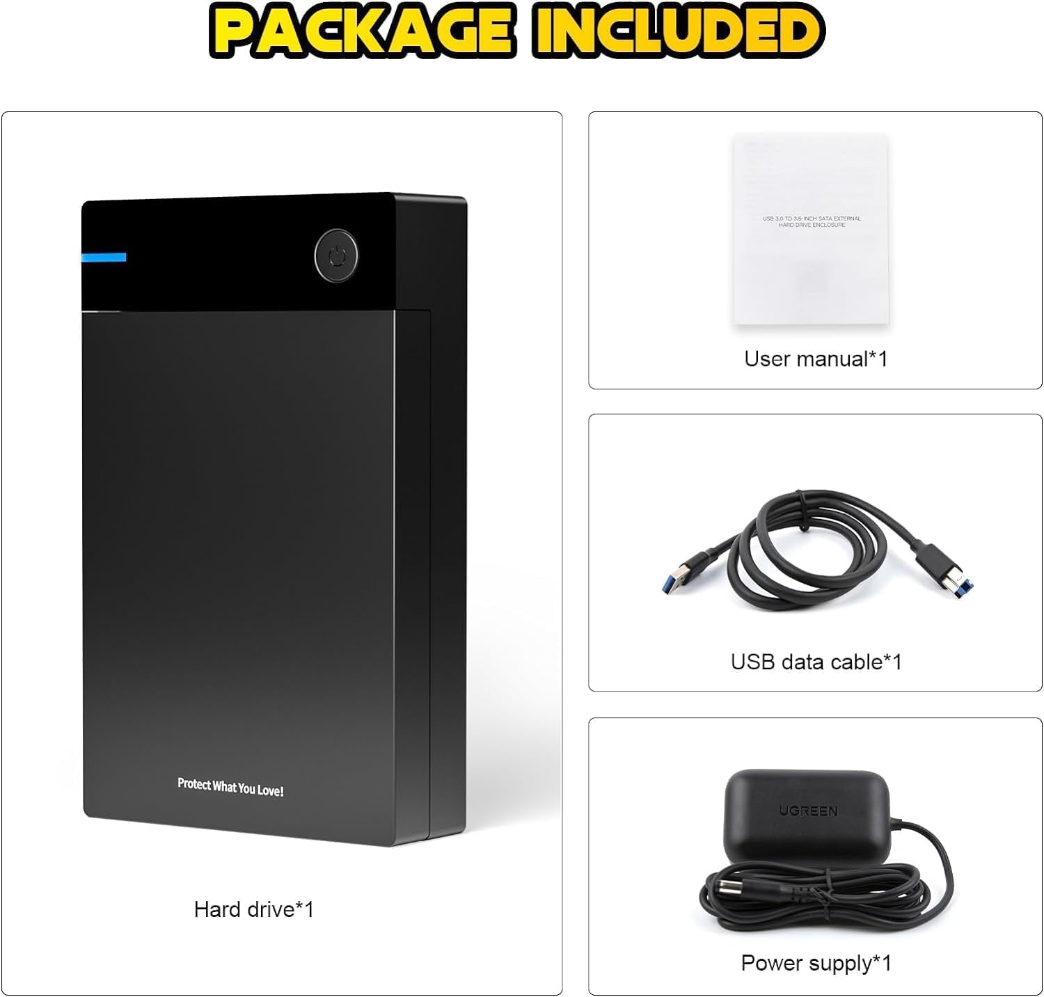 Kinhank 12TB Retro Game Hard Drive with 96000+ Classic Games,Video